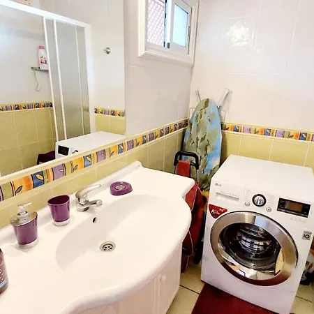 First Line Geranios Ocean View Air Conditioned 50 M From La Pinta 아파트 아데제