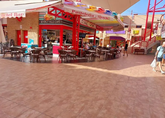 First Line Geranios Ocean View Air Conditioned 50 M From La Pinta 아파트