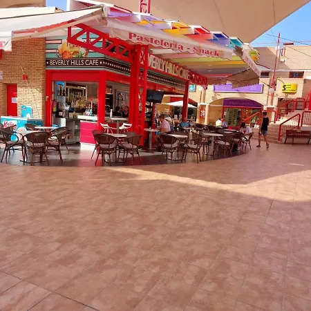 First Line Geranios Ocean View Air Conditioned 50 M From La Pinta Apartment